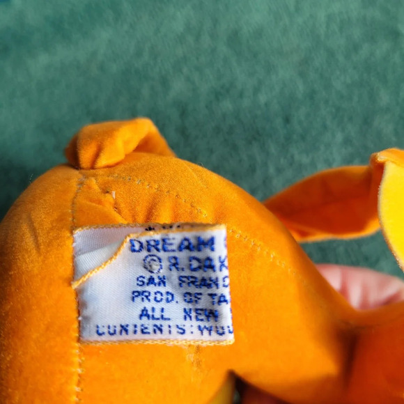 Vintage Dream Pet Orange and  Yellow Monkey - Picture 9 of 13
